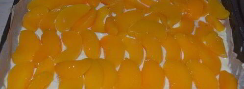 сырник с персиками. Шаг 9