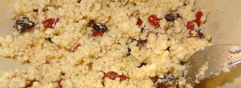 сырники по-восточному с ягодами годжи и корицей. Шаг 7