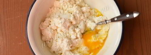 сырники с бананом и творогом. Шаг 4