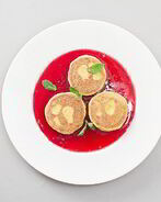 Сырники с кукурузной мукой и вареньем