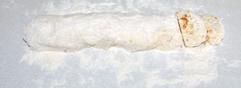 сырники с курагой и орехами. Шаг 3