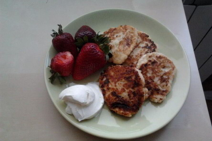 Рецепт сырников с яблоком нежные