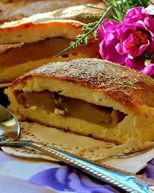 Творожники с яблоками