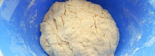 дрожжевое тесто на сухом молоке. Шаг 4