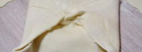 слоеное бездрожжевое тесто с творогом. Шаг 5