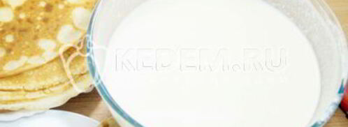 тесто для блинов на молоке. Шаг 6