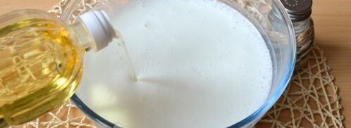 тесто на кефире для пирожков на сковороде. Шаг 6