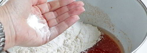 тесто на томатном соке. Шаг 6