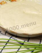 Жидкое тесто на кефире и сметане