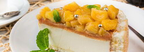 йогуртовый торт с яблоками и карамелью. Шаг 32