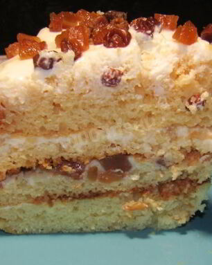 Медовик на кефире