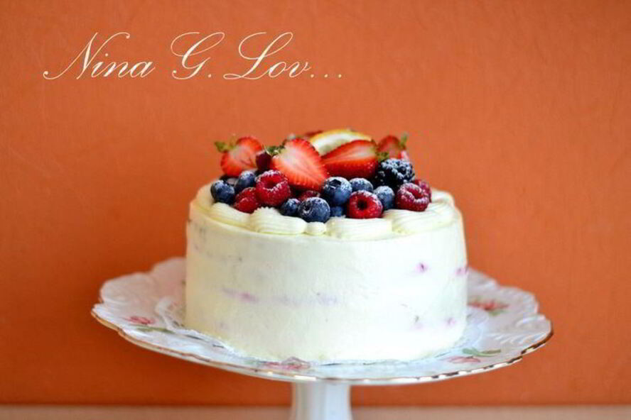 Рецепт медового торта с малиновым мармеладом