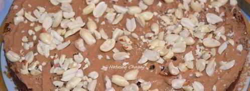 шоколадный торт с орехами. Шаг 9