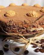 Торт Амаретти с заварным сметанным кремом