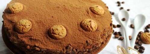 торт амаретти с заварным сметанным кремом. Шаг 18