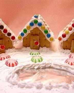 Торт без выпечки Домик