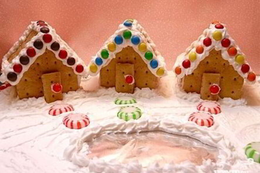 Рецепт торта без выпечки домик