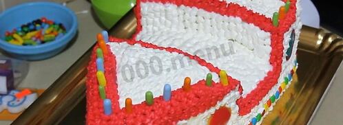 торт корабль. Шаг 10