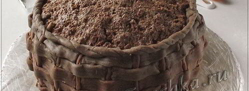 торт корзинка. Шаг 12