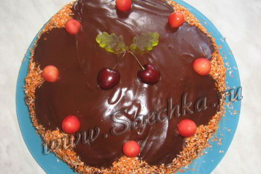 Рецепт торта пьяная вишня