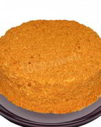 Торт рыжик классический со сметанным кремом