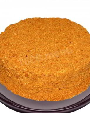 Торт рыжик классический со сметанным кремом