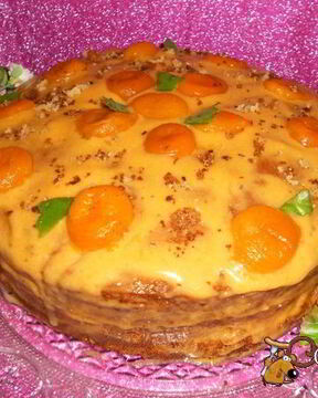 Торт Шифон с кремом Муслин