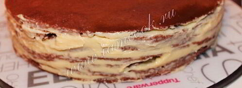 торт шоколадная девочка. Шаг 6