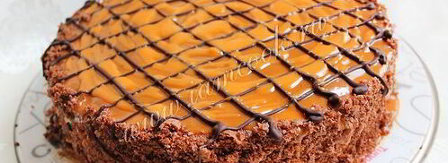 торт шоколадная девочка. Шаг 10