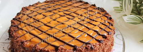 торт шоколадная девочка. Шаг 11