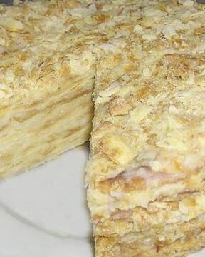 Торт Старый Наполеон по-домашнему