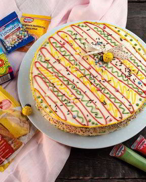 Торт Степка-растрепка с маскарпоне