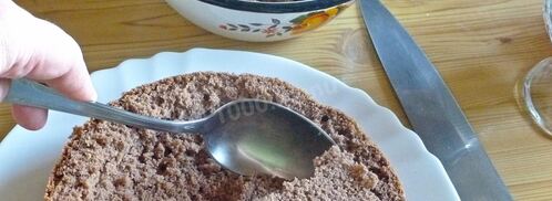 торт вишня в шоколаде. Шаг 17