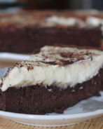 Трюфельный торт с муссом из белого шоколада