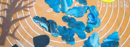 тыквенный торт с творожным кремом на хэллоуин. Шаг 22