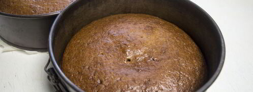 тыквенный торт с творожным кремом на хэллоуин. Шаг 11