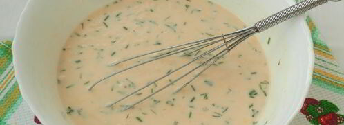 закусочный блинный торт с шампиньонами. Шаг 3