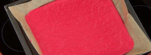 заварной бисквитный рулет. Шаг 5