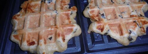 амарантовые вафли с морской капустой. Шаг 8