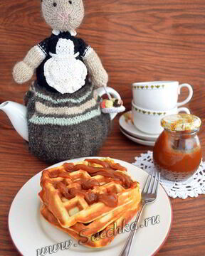 Банановые вафли