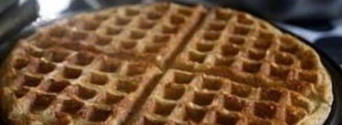 бельгийские вафли с черничным соусом. Шаг 6