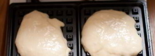 быстрые дрожжевые вафли. Шаг 6