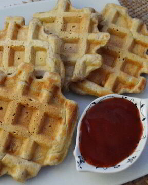 Чесночные вафли