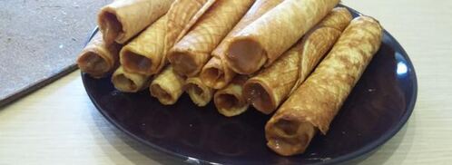 домашние вафли со сгущенкой. Шаг 9