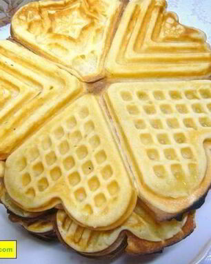 Домашние венские вафли с ванилью