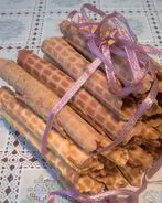 Хрустящие вафельные трубочки