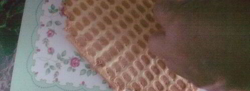 хрустящие вафельные трубочки. Шаг 8