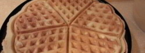 мягкие вафли для вафельницы. Шаг 4