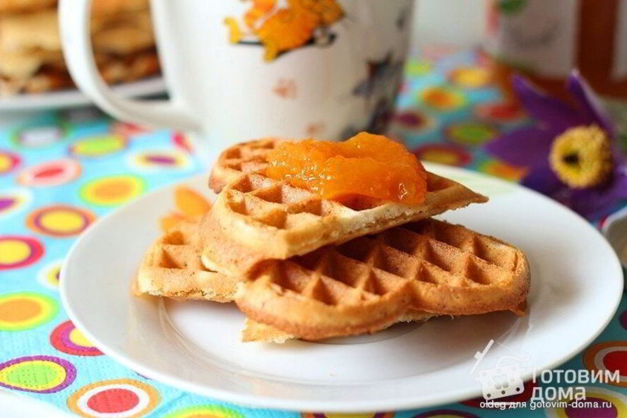 Рецепт ореховых вафель