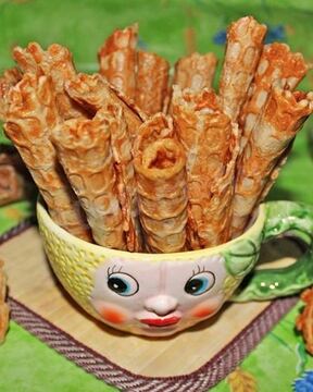 Постные вафли